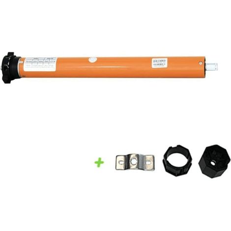 Aprimatic – Moteur pour volets roulants 30Nm – Charge maximale 60kg – Adaptateur de remorquage et fin de course inclus – Pour tube octogonal 60mm