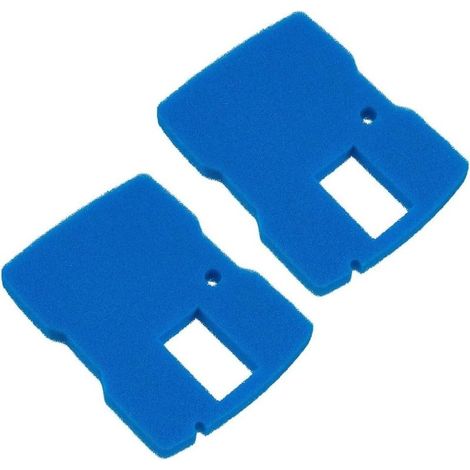 Lot de 2 filtres de bassin de rechange pour AQUANEAT CPF-250/180, filtres en éponge bleue pour pompes de fontaine de CPF-250/180,, 30523035mm en polyuréthane (1/5)