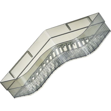Étagère triangulaire de salle de bain sans perçage, étagère murale pour toilettes, porte-séchoirs de douche, vert foncé (1/5)
