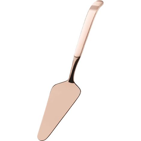 Pelle à tarte Pelle à gâteau pour pâtisseries et desserts Pelle à buffet Couverts de service Acier inoxydable 18/10 Satiné Cuivre Longueur : 25,9 cm (1/4)