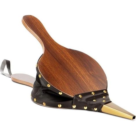 Soufflet de cheminée en bois 42 cm Soufflet de feu Allume-feu rapide Souffleur d'air Soufflet en bois Soufflet à main Air Pear avec cordon Grill BBQ et camping (1/5)