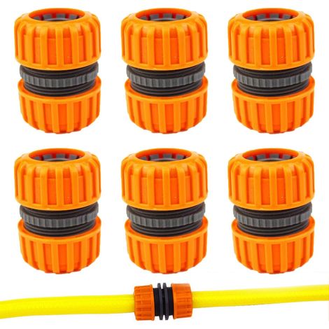 Connecteurs de réparation pour tuyau d'arrosage 3/4", rallonge et fixe