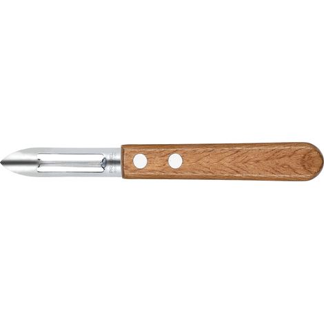 Polypro - Manche bois 2 rivets - Lot de 12 éplucheurs