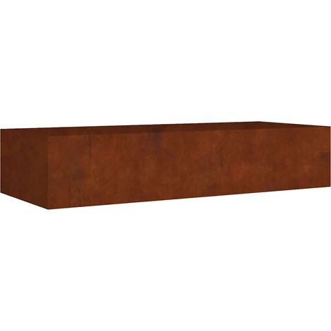 Maison Exclusive - Fioriera Rialzata da Giardino 200x80x40 cm in Acciaio Corten (1/5)