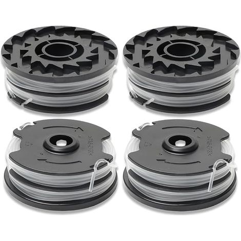 4 Ersatz-Trimmerfadenspulen kompatibel mit Parkside PRTA 20-Li A1/B2/C3 PRT 300 A1 PRT 550 A1/A3, Trimmerfadenspulen (8,2 m x Φ1,65 mm) (1/5)