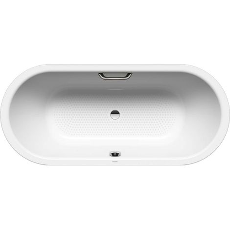 Kaldewei Ambiente - Bañera Classic Duo Oval 116, 170x70 cm, con orificios para asas, antideslizante en toda su anchura, blanca 292610210001 (1/3)