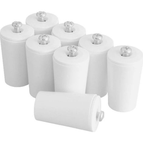 Blocs Anti-enroulement - Plaque De Recouvrement Universelle Et Rail De Guidage - Pour Stores Enrouleurs - Lot De 8 (1/5)