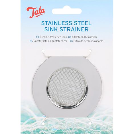 Mini Filtre d’Évacuation en Acier Inoxydable Crépine pour Évier Lavabo Baignoire et Bonde pour Retenir Restes Alimentaires Cheveux et Saletés (1/5)
