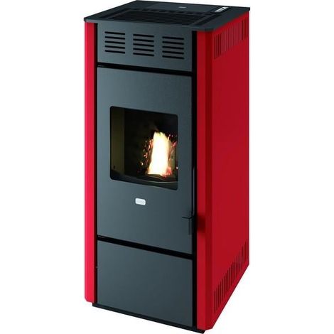 Stufe Punto Fuoco Pellet Martina-14 12Kw (Br) Rosso (1/3)
