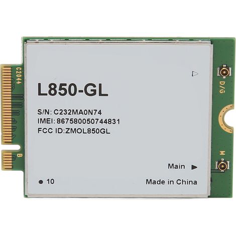 Module 4G LTE M.2 Cat9 L850 GL, Interface Plug and Play, Connexion Haut Débit Stable pour Réseaux Mobiles (1/5)