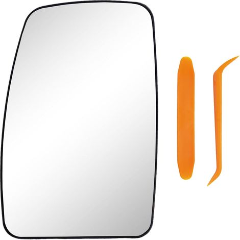 Rétroviseur extérieur en verre Rétroviseur latéral convexe chauffant Côté gauche Compatible avec Master 3 DCi NV400 Movano B CDTi Remplacement pour 963662420R (1/5)