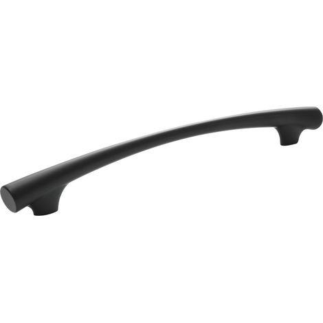 Poignée métal arco - Décor : Noir mat - Entraxe : 128 mm - Longueur : 185 mm - MARELLA (1/4)