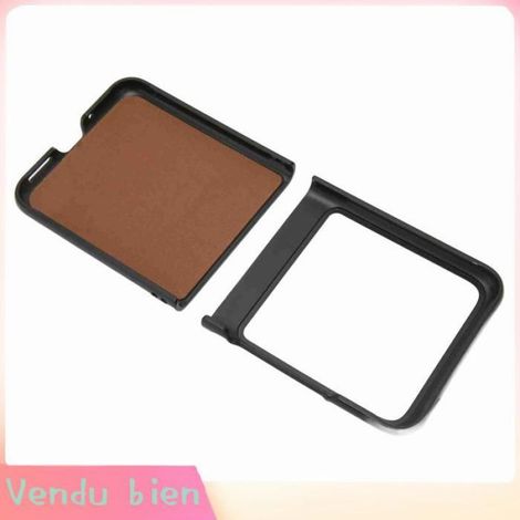 HURRISE Coque Pliable en ABS pour Razr 40 Ultra - Élégante et Minimaliste Motif en fibre de carbone noir (1/4)