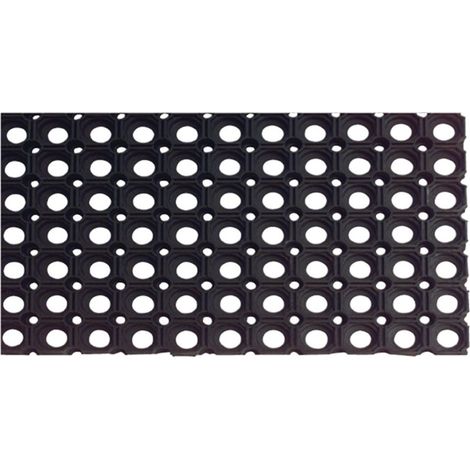 Ringgummimatte schwarz offen 1500x1000x23 mm