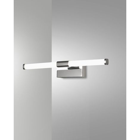 AGO APPLIQUE CROMO DA SPECCHIO A LED 3000K - 8W - 480 lm L.33,5CM IP44