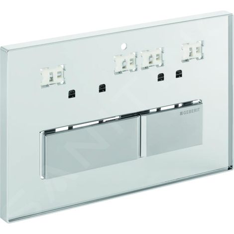 Geberit Sigma50 - Bouton de commande de chasse d’eau, sans remplissage 115.788.00.1 (1/4)