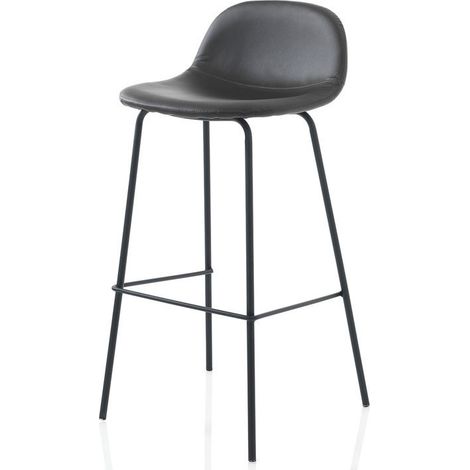 Set de 2 Tabourets STING marron (1/3)