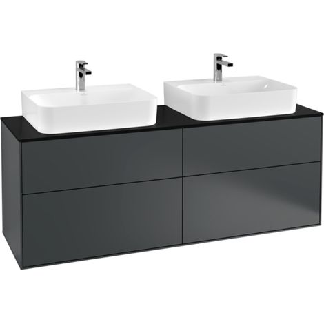 Villeroy & Boch Finion meuble sous lavabo, 4 tiroirs, pour 2 (1/5)