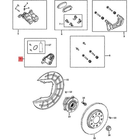 PKW-Feststellbremsaktuator 68225300AA für 200--