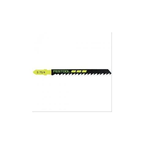 Lame de scie sauteuse pour bois - S75/4 Festool L=75mm - boîte de 5 (1/3)