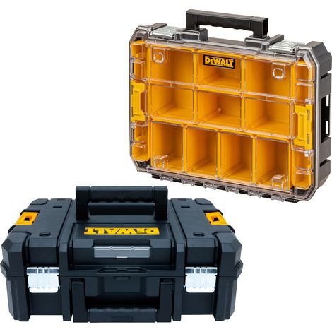 Dewalt DWST82968-1 Watersealed Stackable Tool Fixing Organiser + Tstak 2 Case (1/4)