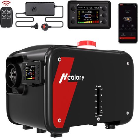 8KW Car Diesel Air Heater 12V 24V 240V Bluetooth, LCD Display For Car Truck RV Home Van (1/5)
