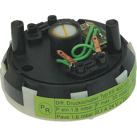 Interrupteur de pression differentiel pour ZSBR/ZWBR Ju.Nr.: 8 717 406 058