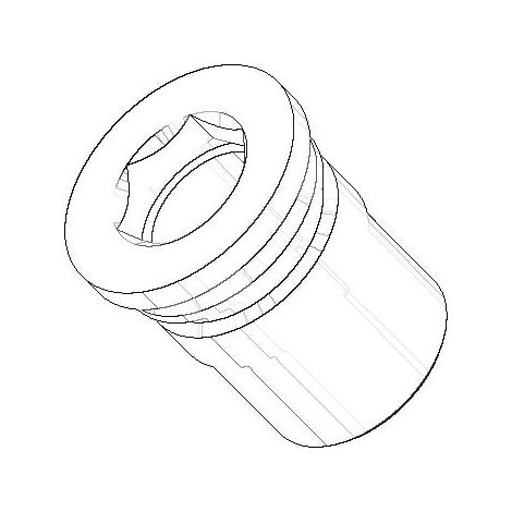 Dornbracht Anschluss, 23,5x27,5mm, 09290501690