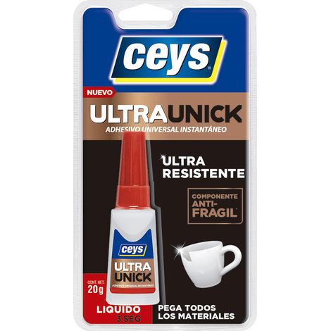 Adesivo istantaneo CEYS UltraUnick - Potenza immediata grande formato 20 g 504051