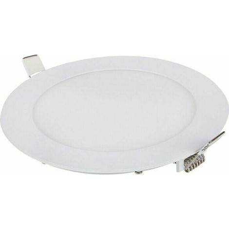 Spot Led Encastrable Dimmable 9W Ip65 Blanc Naturel 6000K Pour Salle De Bain Et Salon Profondeur 35Mm Decoupe 130-135Mm (1/4)