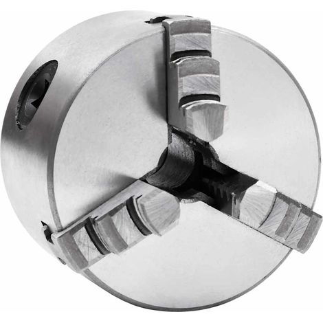 Mandrin de tour auto-centrant à 3 mâchoires 80 mm Acier K11 80 (1/5)