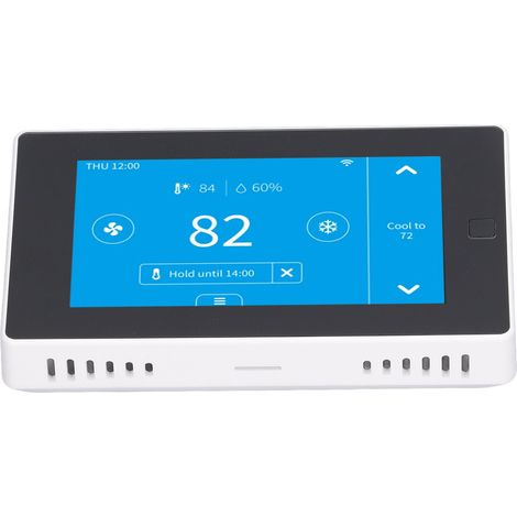 4,3-Zoll-Touchscreen-WLAN-Thermostat, intelligenter Temperaturregler mit Tuya-App, Fernsteuerung per Smartphone, kompatibel mit Heizung und Klimaanlage, programmierbar (1/5)