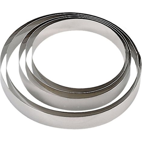 Cercle pâtisserie mousse et entremet 6cm H4,5cm - De Buyer
