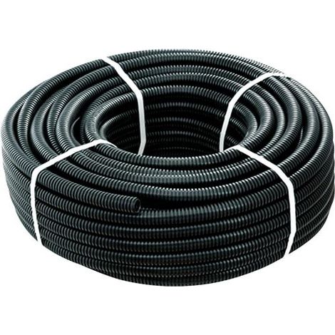 TUBO CORRUGATO PVC Ø20MM 100MT NERO
