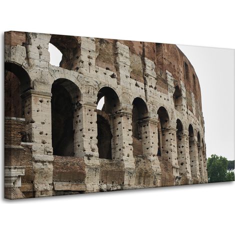 Leinwandgemälde Architektur Kolosseum Rom 100x60 Italien Antike