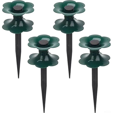 Set of 4 Garden Hose Guide Stakes - For Garden and Yard