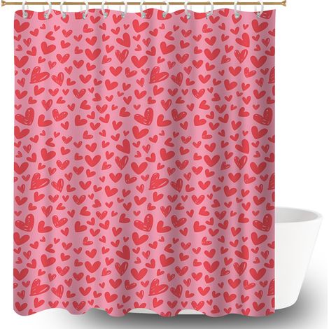 Rideau de douche 180x180 design voile de douche pour créer une ambiance spa (1/5)