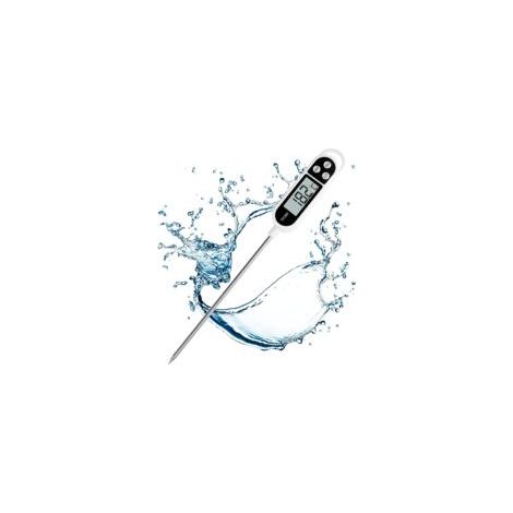 Digitales Küchenthermometer – 150 mm Edelstahlsonde – Schnelle Messung in 4-6 Sekunden – Genauigkeit +/- 1°C für Fleisch und Gebäck