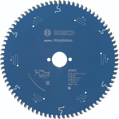 BOSCH ACCESORIOS 2608644107 - Disco de sierra circular CSB Expert Aluminium: 235x30x80D