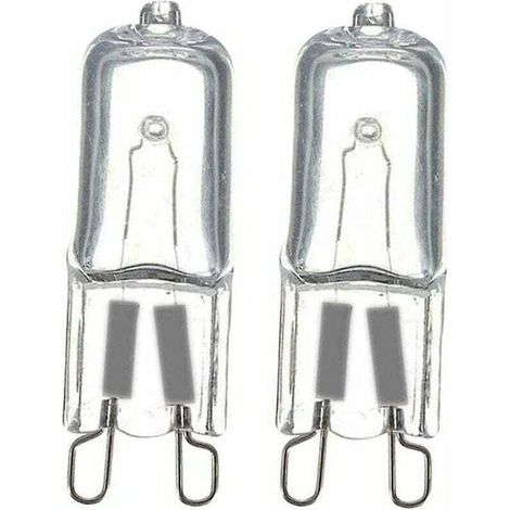 Ampoule halogène G9 dimmable 40 W – Blanc chaud 2800 K – 1000 lumens – Angle de diffusion 360° – Pack de 2 pièces (1/4)