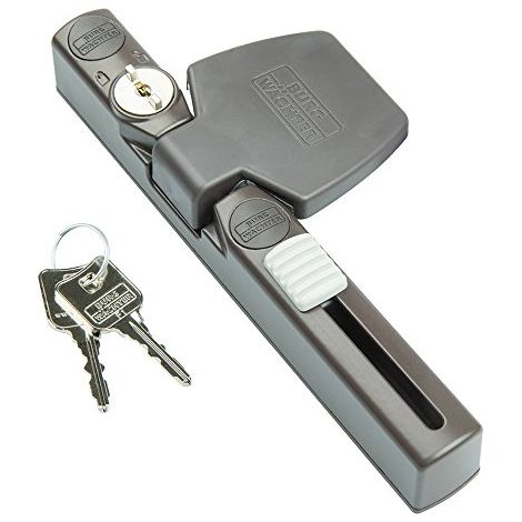 Burg-Wächter Winsafe WS 33 BR SB Serratura per Finestra, Marrone, 184 x 74 x 37 (1/4)