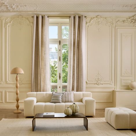 Rideau en Jacquard de rayures  FABBIO (1/4)