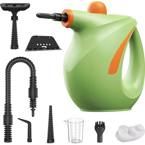 Nettoyeur vapeur portable haute température et haute pression pour dégraissage de cuisine et d'intérieur, multifonction, vert, prise européenne 220 V (1/5)