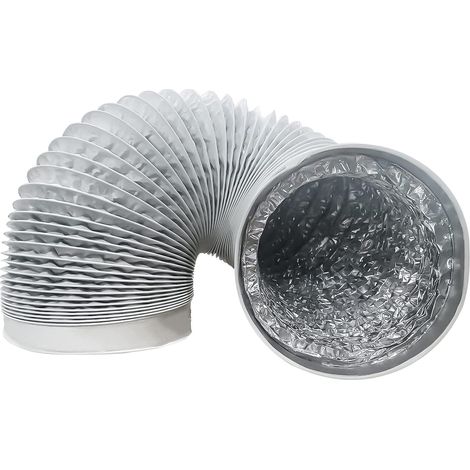 Tuyau d'évacuation flexible en PVC d'un diamètre de 150 mm et d'une longueur de 2 mètres, tuyau d'évacuation de climatisation mobile, raccord de tuyau de climatisation de fenêtre à remplissage joint e (1/5)