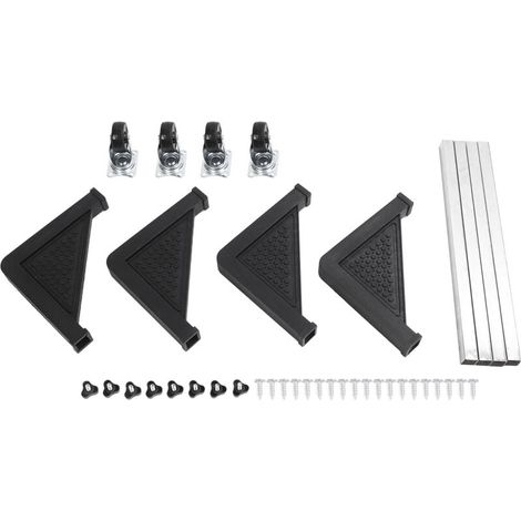 Trywise Base de Machine à Laver Réfrigérateur,Support de réfrigérateur réglable avec 4 roues de verrouillage, réduit le bruit, rouleau Mobile pour sèche-linge et Machine à laver (1/4)