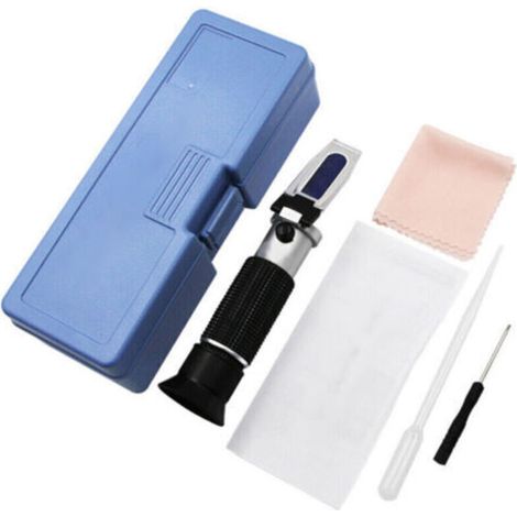 Réfractomètre portable à main, plage 0‑32 %, testeur Brix haute précision pour la teneur en sucre dans les aliments et boissons,de