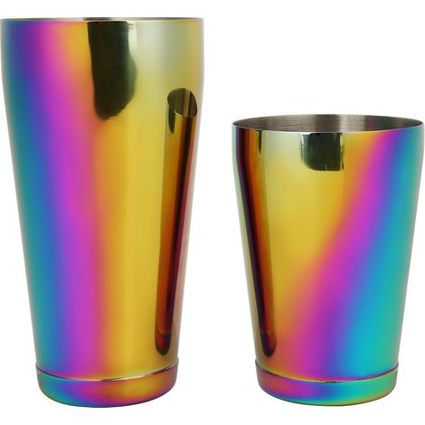 Boston Cocktailrührer aus farbigem Edelstahl – Elegantes Baraccessoire (1/5)