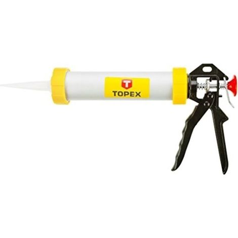 PISTOLET POUR MASTIC D'éTANCHéITé ET GRAISSE CORPS EN ALUMINIUM, AVEC CAPUCHE. ADAPTATEUR POUR CARTOUCHE DE GRAISSE.