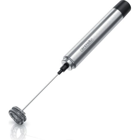 Arendo Stab Milchaufschäumer mit Einzel- und Dualquirl Handmilchaufschäumer mit Spezialspirale