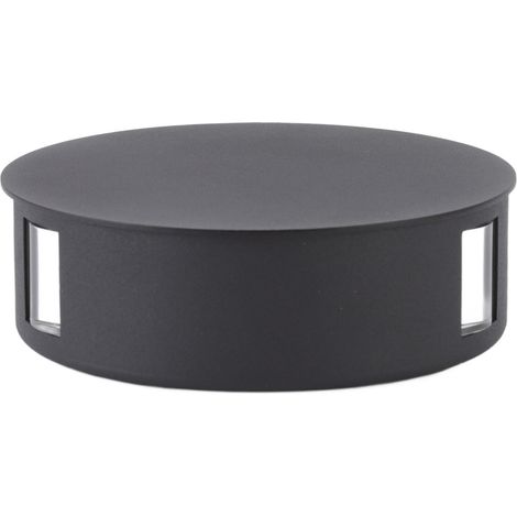 Applique murale ronde en alliage d'aluminium, 3 faisceaux, style moderne, pour salle à manger, AC85-265V, 9W, noir (1/5)